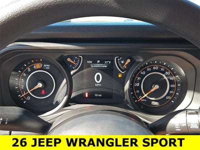 2026 Jeep Wrangler Sport